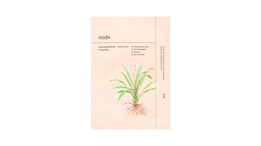 Ondo Beauty 36.5 Adenosine &amp; ZHI MU Lifting Mask TANG-TANG 1kpl